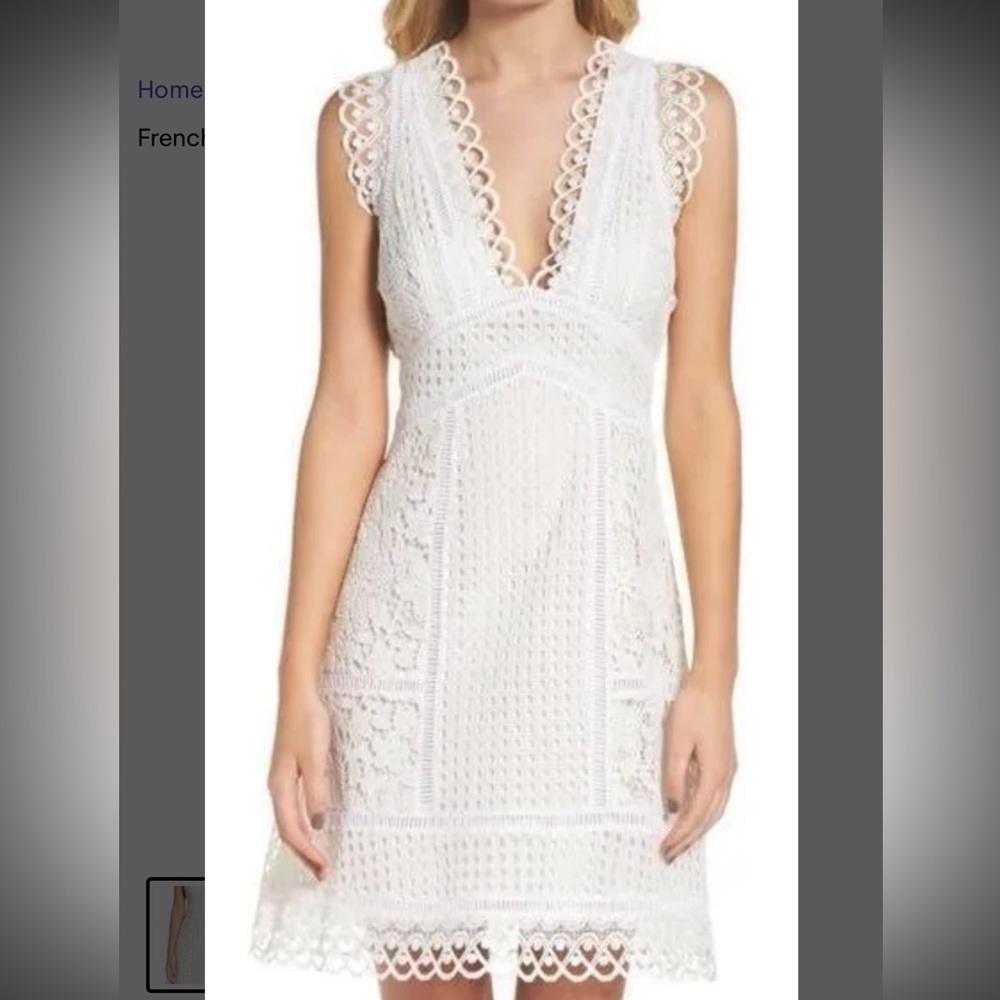 French connection zhara lace dress